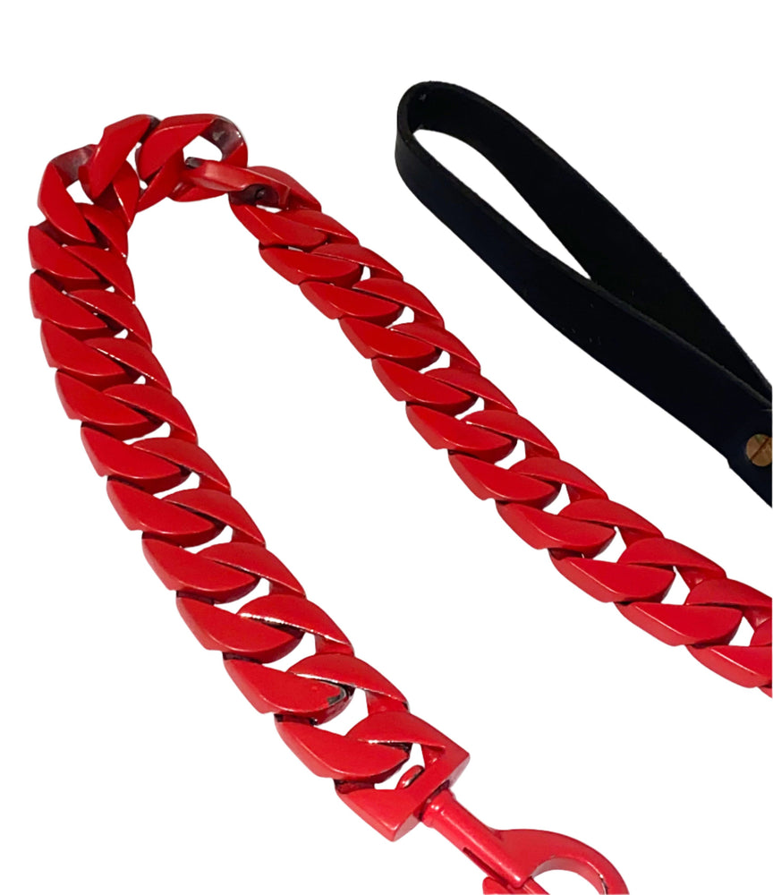 RED 31MM ROLLS ROYCE LEASH