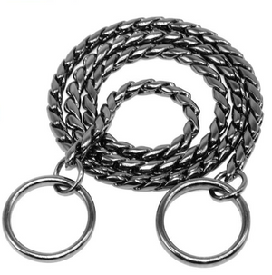 Snake choke chain for dogs hotsell