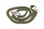 GREEN SHOWTIME COLLAR AND LEASH SET