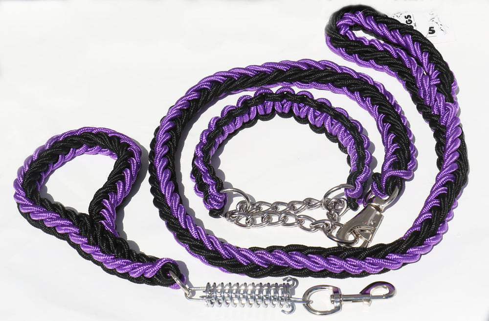 
                
                    Load image into Gallery viewer, 3 PIECE BLACK &amp;amp; PURPLE SHOWTIME SET
                
            