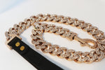 ROSE GOLD 24MM DIAMOND ROLLS ROYCE LEASH