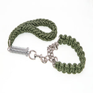 GREEN SHORT LEAD AND COLLAR COMBO